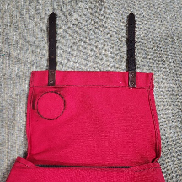 Duluth Pack Canvas Laptop Scoutmaster Backpack - Red - Picture 7 of 11